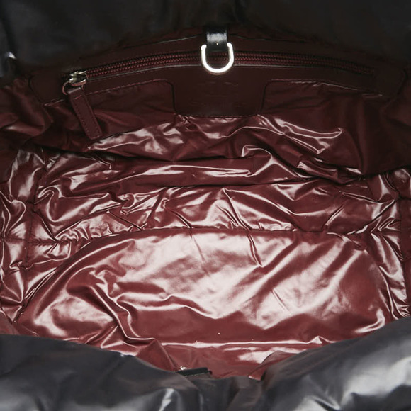 CHANEL Black Leather Logo Tote Bag - Picture 10 of 15